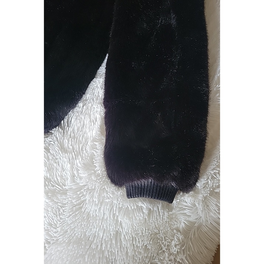 Heartloom Hooded Jacket Women's‎ Size Small Faux Fur in Black - Picture 5 of 9